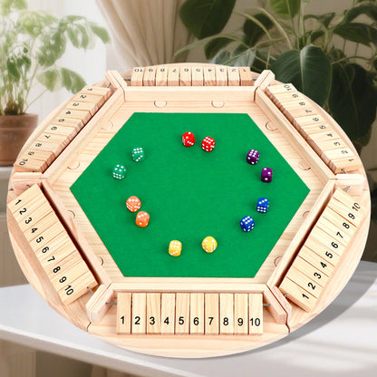 🔥Limited Time Offer!🎲 Bigger Board, Bigger Fun – The Ultimate 47cm Shut The Box for Family & Friends!