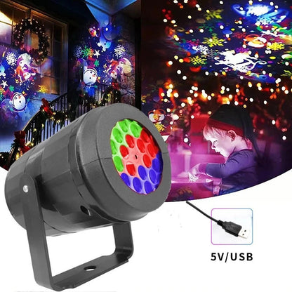 🔥 Echte Magie für Kinder：🎄LED Energy-Saving Lamp Colorful Christmas Atmosphere Scene