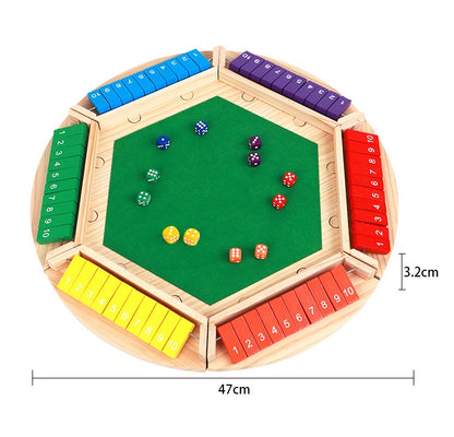 🔥Only 10 Sets Left!🕹️SHUT THE BOX-WOODEN DICE BOARD GAME