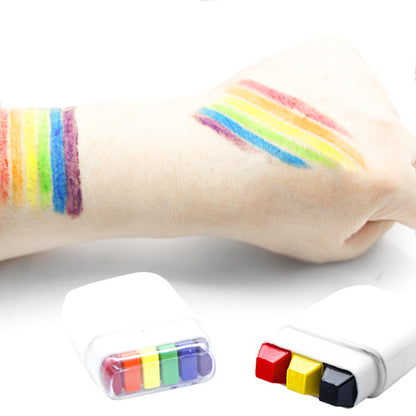 Unisex Pride Month 6 Color Rainbow Face Paint Pen Pride Party Pride Cosplay