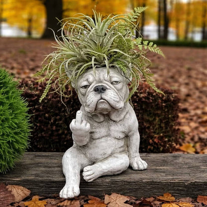 🐶Boston Terrier Planter — Instantly Infuse Your Plants with Personality 🌿
