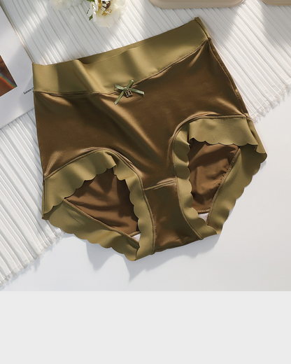 🔥Buy 2 Get 1 Free🎁Silky High-Waist Seamless Briefs With Scalloped Edges (6 pack)