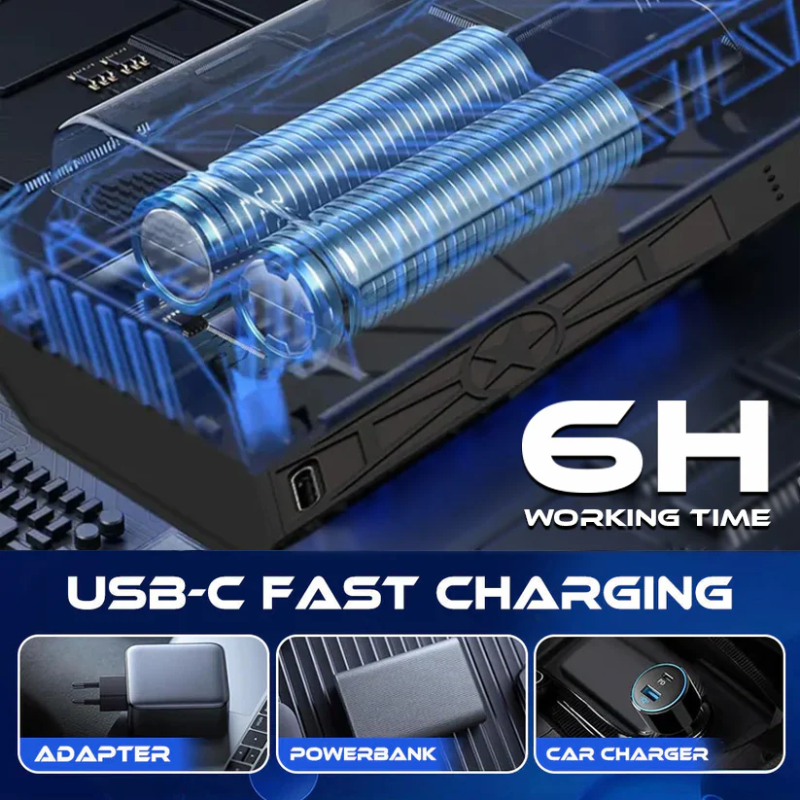 ❄️ Meet The Winter Pro — The LED Turbo Blower That Clears Snow in Seconds.