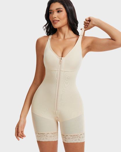 🔥Tummy Control Butt Lifter Shaper with Zipper Crotch Fajas Colombianas