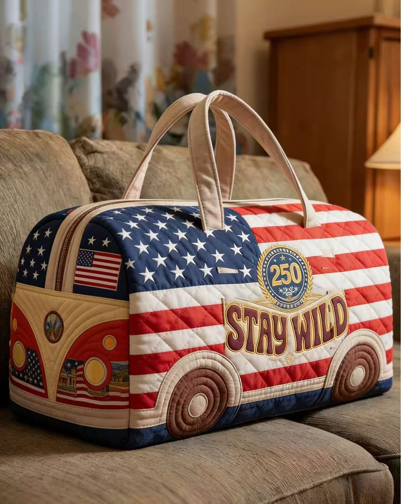 🦅 Carry Your Military Pride Everywhere — Classic American-Style Travel Bag