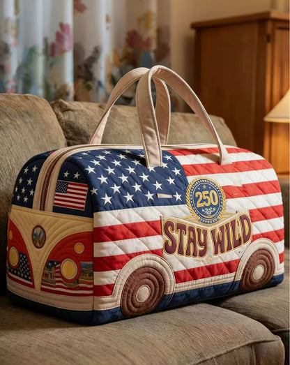 🦅 Carry Your Military Pride Everywhere — Classic American-Style Travel Bag