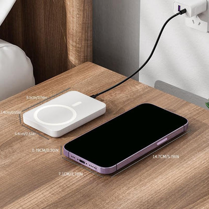 🔋🔋🔋 Magnetic Wireless Power Bank for iPhone – 5000mAh