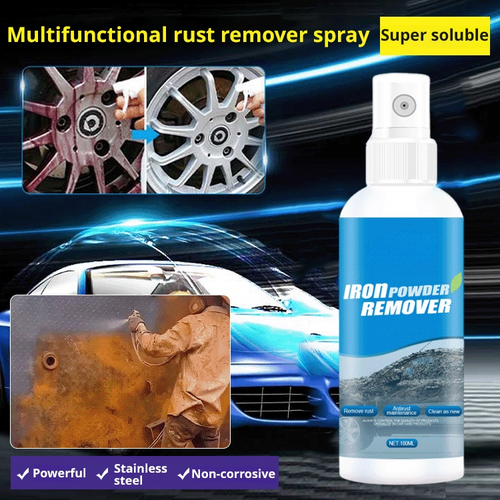 【 🔥Metal Rust Remover Spray】🛡️Non-toxic & Odorless - 🍃Removes Rust in 3 Seconds - ✨Prevents Rust for 50 Years - ⏱️Fast & Effective