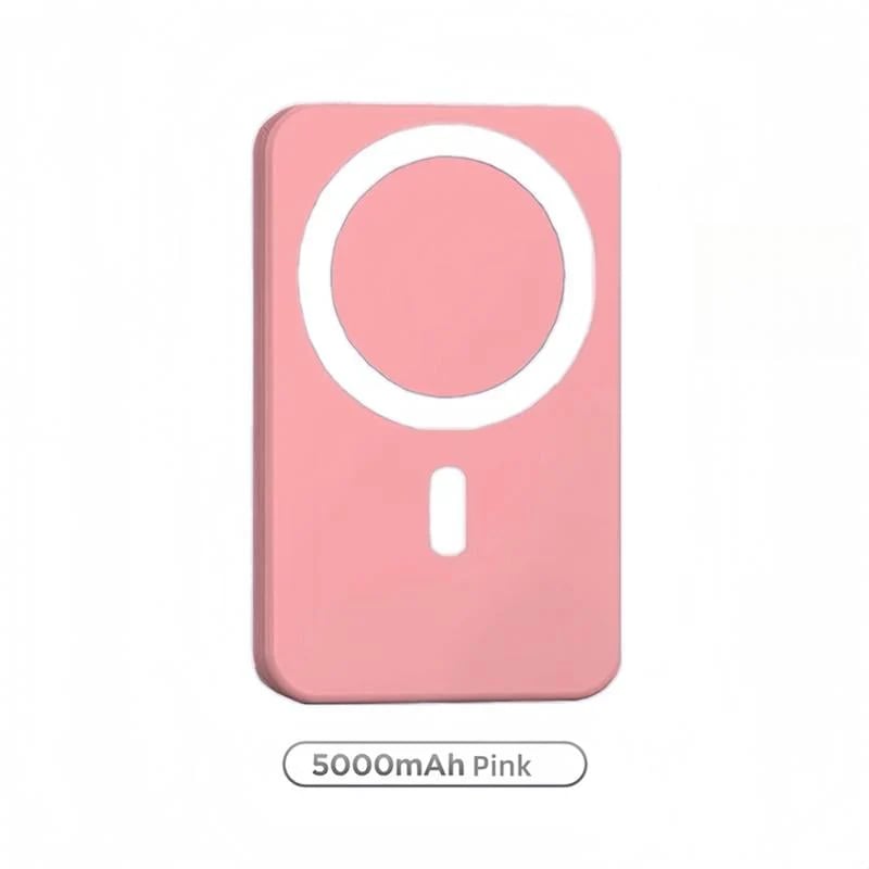 🔋🔋🔋 Magnetic Wireless Power Bank for iPhone – 5000mAh