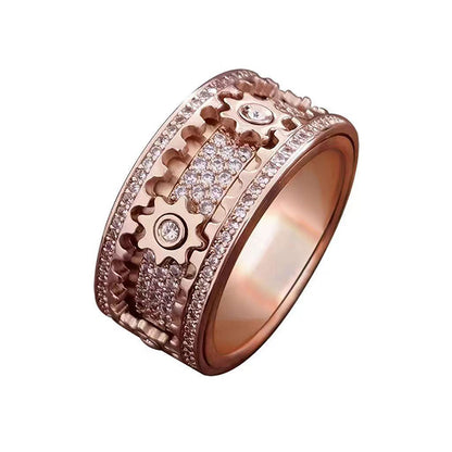 【Fifth Avenue Diamond District】Rotating shimmering diamond ring💎