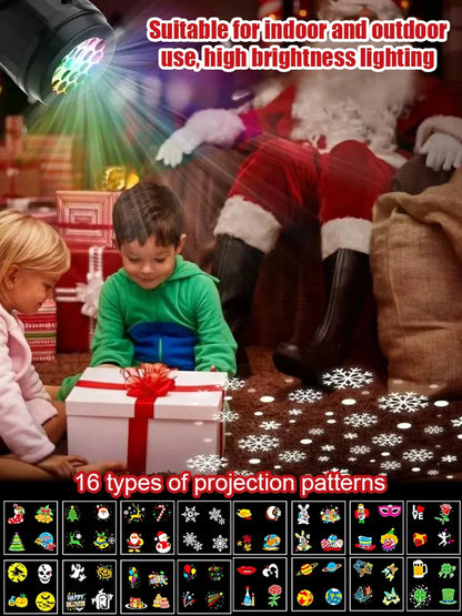 🔥 Echte Magie für Kinder：🎄LED Energy-Saving Lamp Colorful Christmas Atmosphere Scene