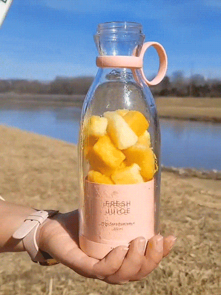 Mini Electric Juicer 🥤 Seedless Smooth 5-Second Fast Juicing