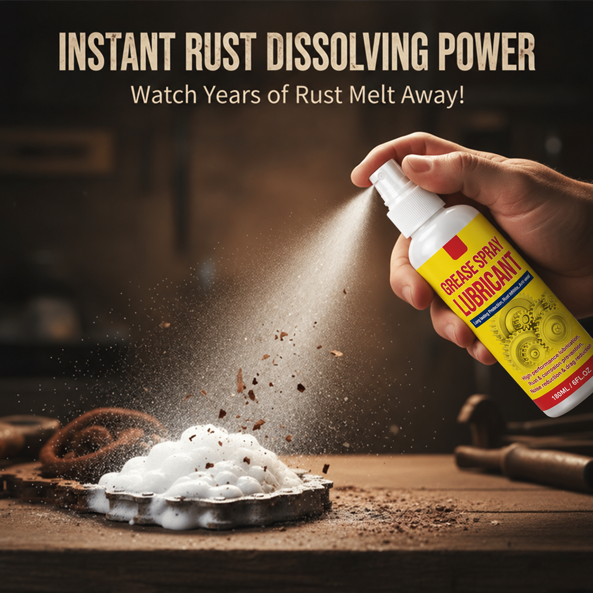 Anti-Rust Lubricant Spray & Rust Remover