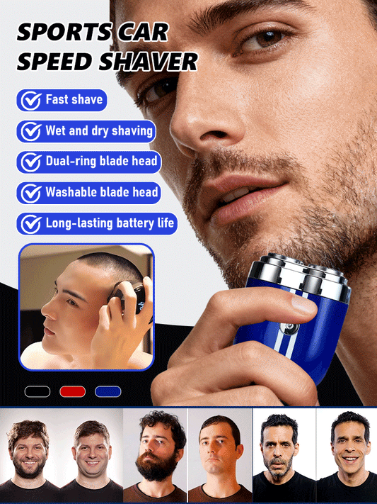 🧔🏻‍♂️Hard Stubble Removing Shaver🪒, ultra-fast skin cleansing in 30 seconds❤️‍🔥, 60-day battery life on a single charge⚡️
