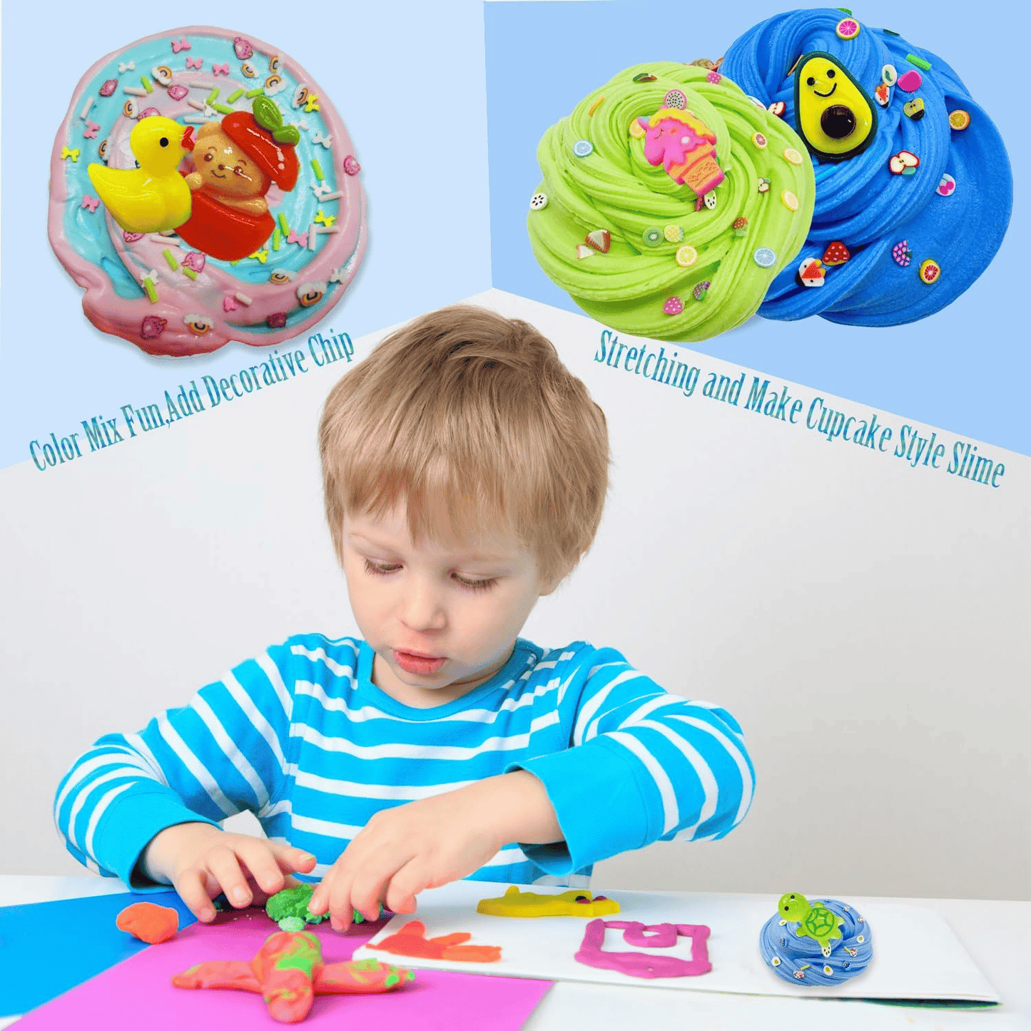 🔥Limited-time Sale - 50% off🎁12 Colors DIY Soft & Squishy Clay