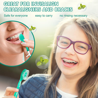 🥳Crazy Deals – Up to 49% Off!🎁5 in 1 Mini Toothbrush & Floss & Tongue Scraper & Toothpick Set