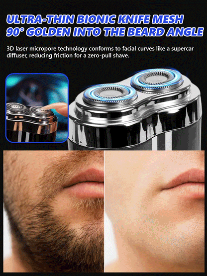 🧔🏻‍♂️Hard Stubble Removing Shaver🪒, ultra-fast skin cleansing in 30 seconds❤️‍🔥, 60-day battery life on a single charge⚡️