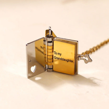 🔥Buy 1 Get 1 Free🔥For Granddaughter - The Most Beautiful Chapter Book Necklace