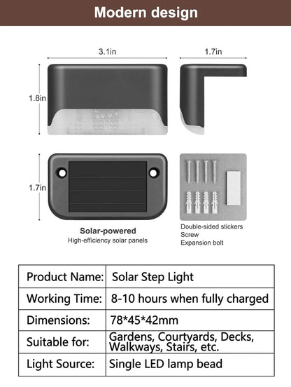 Solar Waterproof Fence Light