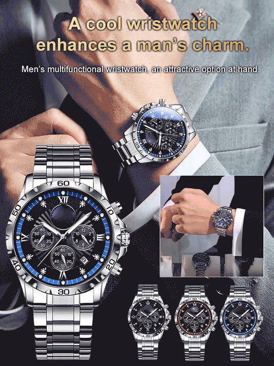 Direct from factory✨, men's multifunctional luminous waterproof watch—limited to 200 pieces.⌚️