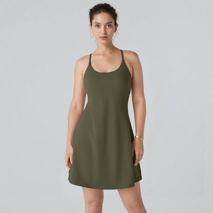 🎁Hot Sale - 50% OFF🔥The Ultimate Tummy Control Backless Active Dress