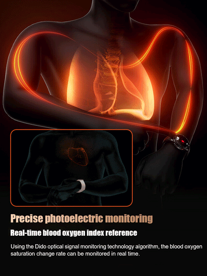 ⌚️Smart touch screen watch, 24-hour health monitoring, battery life up to 10 days