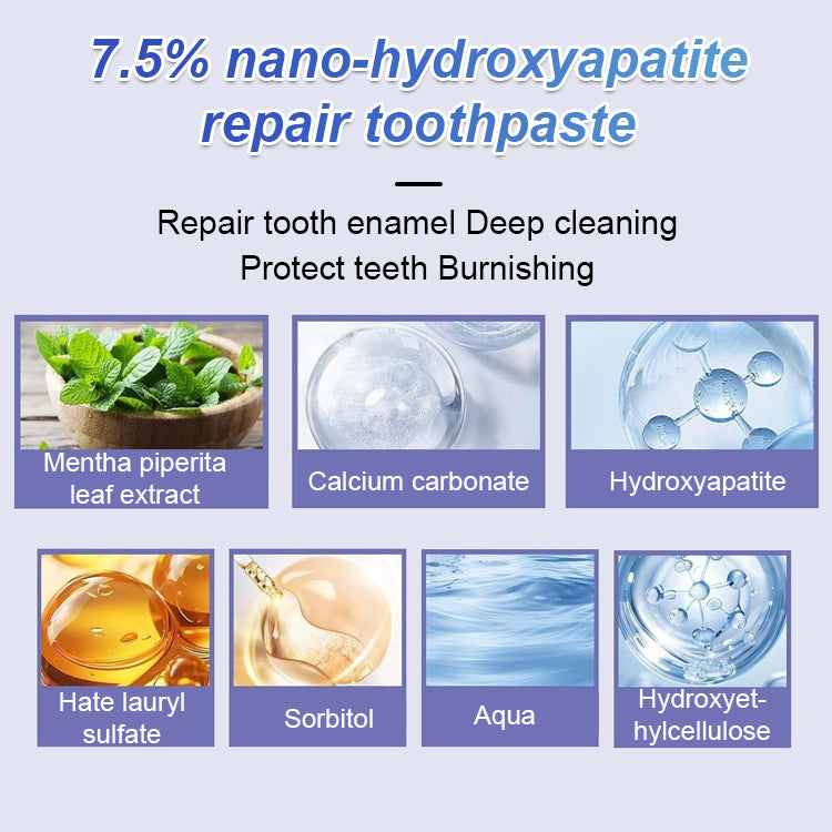 🔥Big Sale! 🍃7.5% Nano-Hydroxyapatite Restorative Toothpaste