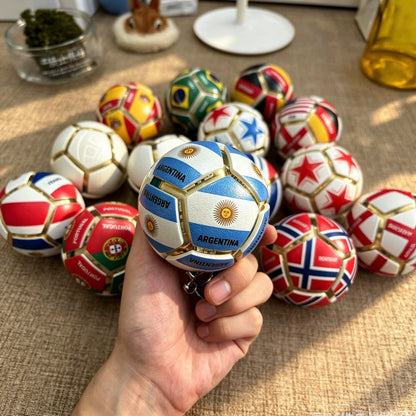 🔥LAST DAY 50% OFF💖⚽ Mini Flag Football Fidget Keychain|Pocket Stress Relief Pendant