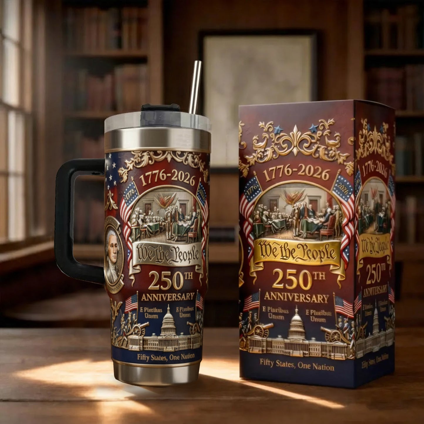 🔥U.S. 250th Anniversary Commemorative Travel Tumbler (1776-2026)