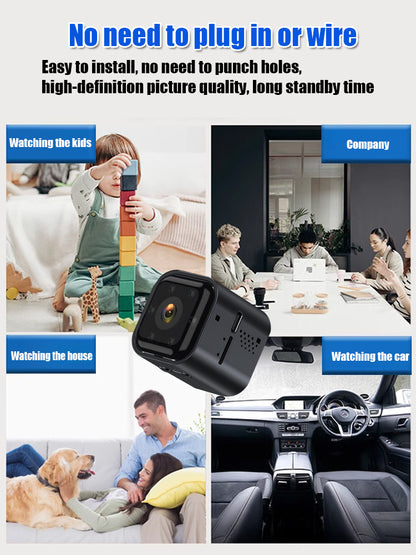 🔥5-megapixel ultra-high-definition surveillance 👀, 1-second sensor alarm 🤖, no installation or wiring required