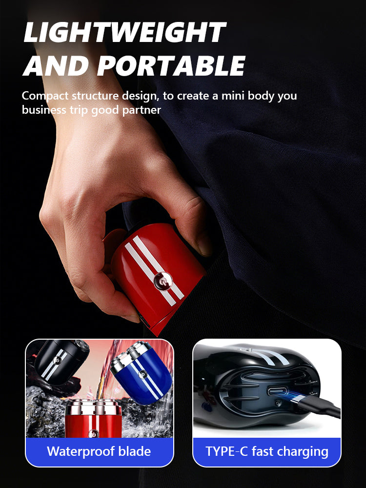 🧔🏻‍♂️Hard Stubble Removing Shaver🪒, ultra-fast skin cleansing in 30 seconds❤️‍🔥, 60-day battery life on a single charge⚡️