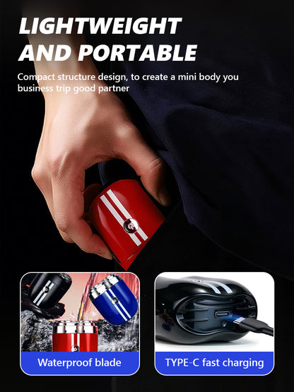 🧔🏻‍♂️Hard Stubble Removing Shaver🪒, ultra-fast skin cleansing in 30 seconds❤️‍🔥, 60-day battery life on a single charge⚡️