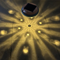 Warm yellow light - diamond-shaped lampshade