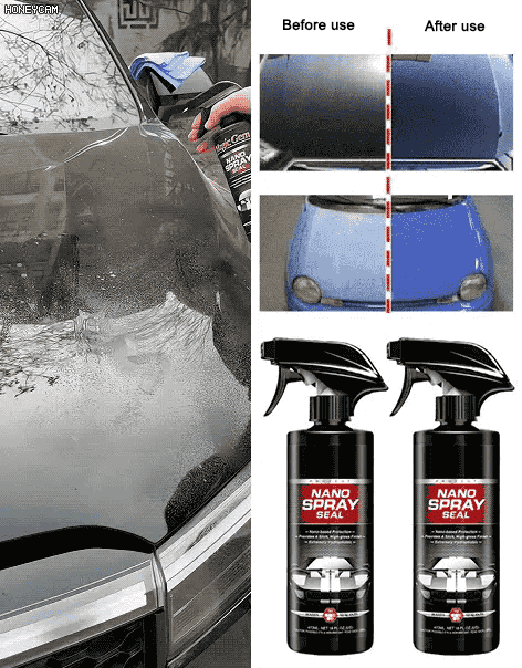 🚗Auto mechanics are using it! 5x mirror shine + scratch-resistant, waterproof, and UV-resistant graphene formula for quick 30-second polishing.
