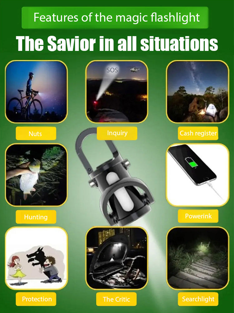 🔥Portable Rechargeable Bright Keychain Flashlight