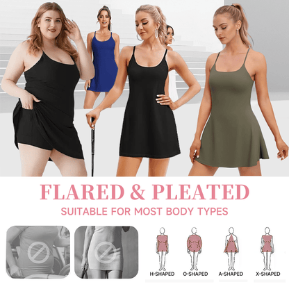 🎁Hot Sale - 50% OFF🔥The Ultimate Tummy Control Backless Active Dress