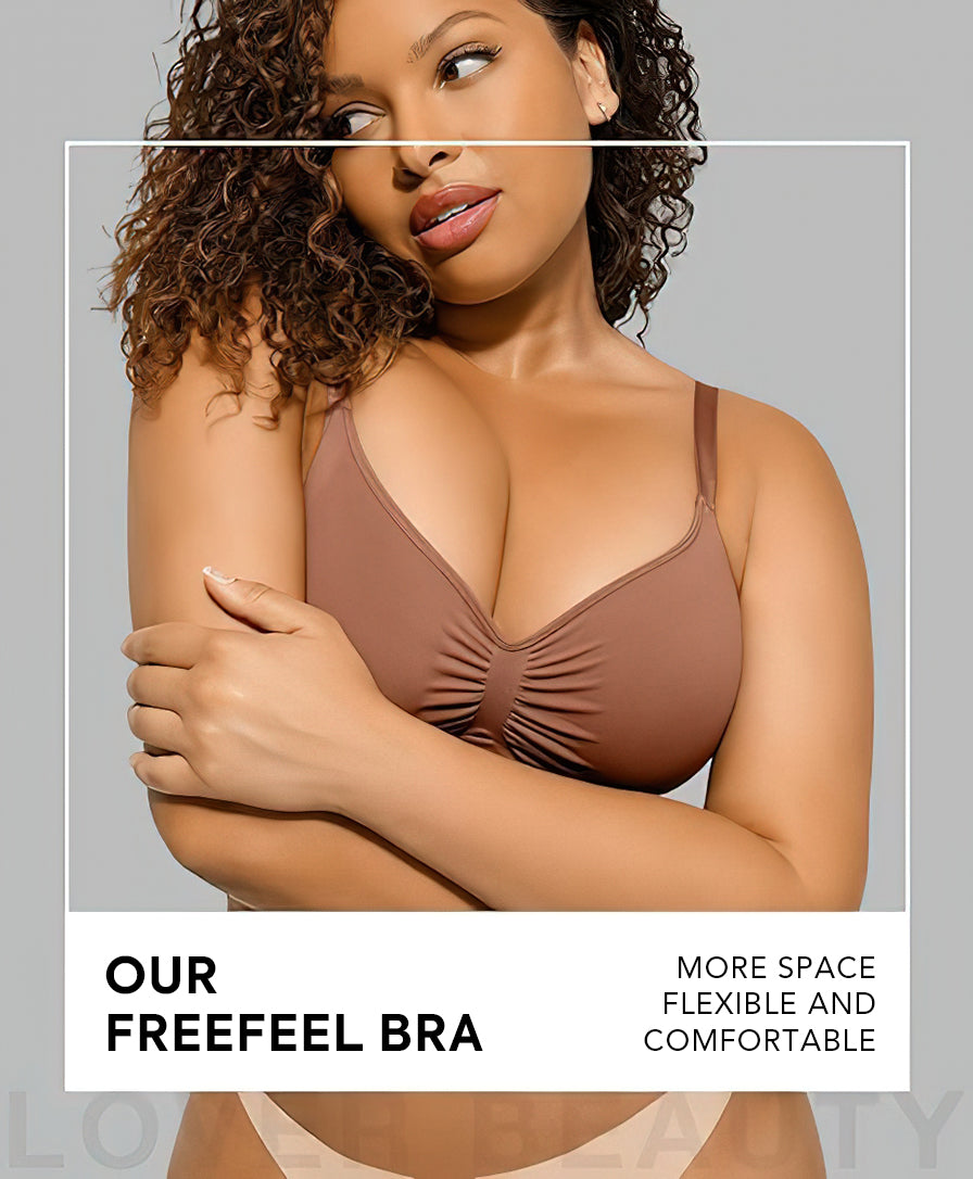 🏆Flash Sale💥Women's Full Coverage Non-Padded Wireless Sculpt Bra