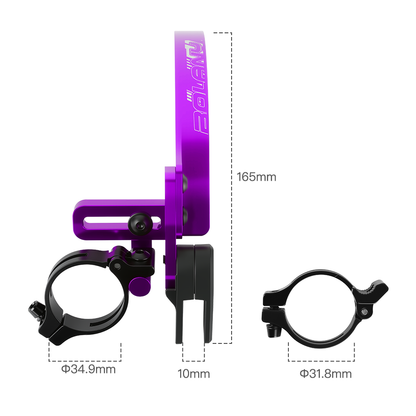 Bicycle Single Chainring Chain Stabilizer, Chain Tensioner, Anti-Drop Chain, Front Derailleur Adapter Ring, Anti-Fouling Three-In-One