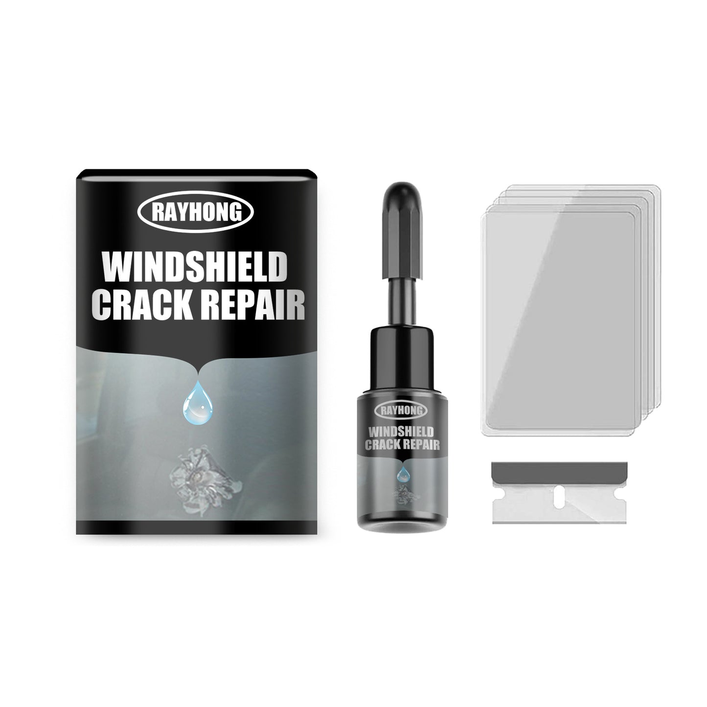 ✅Just one drop repairs 99% of cracks, penetrates in only 3 seconds and is fixed by UV light - like new!