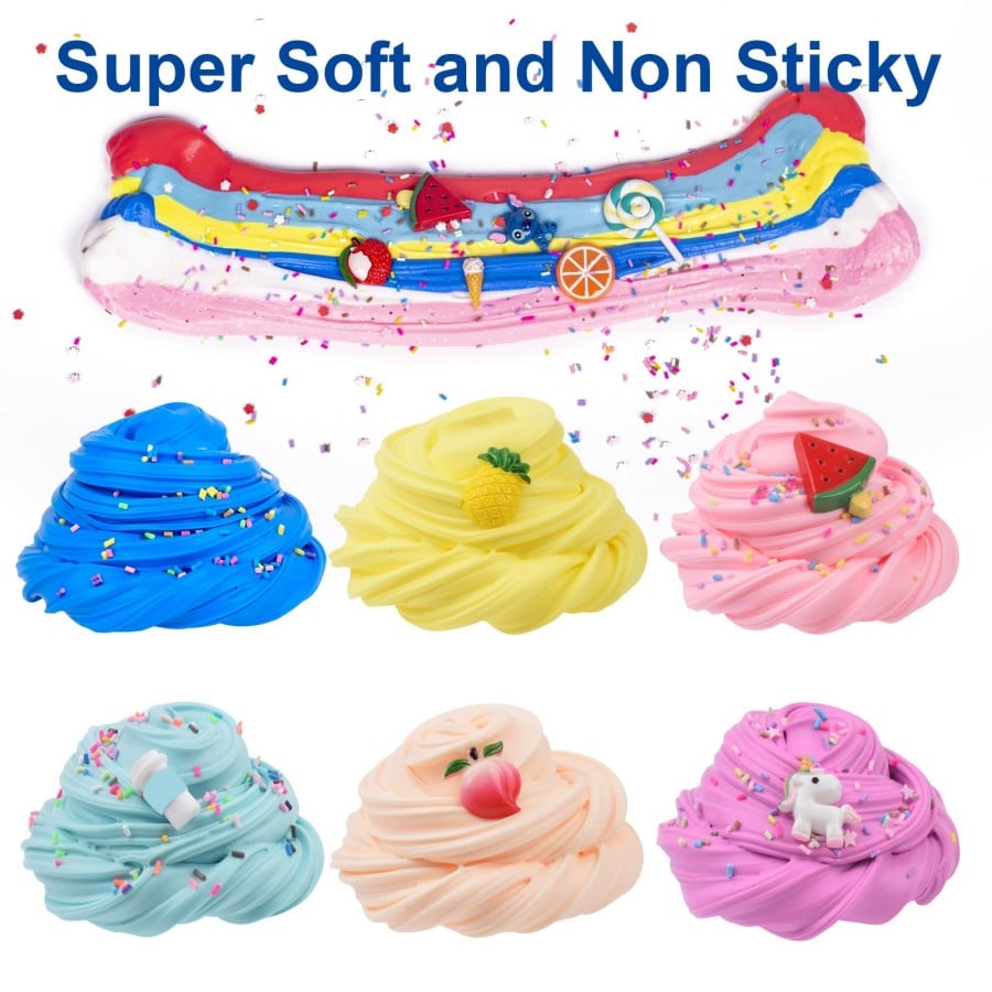 🔥Limited-time Sale - 50% off🎁12 Colors DIY Soft & Squishy Clay