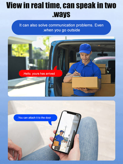 🔥【No wiring, no network】🌟super discreet camera & 💯Tiny and installs in 1 second