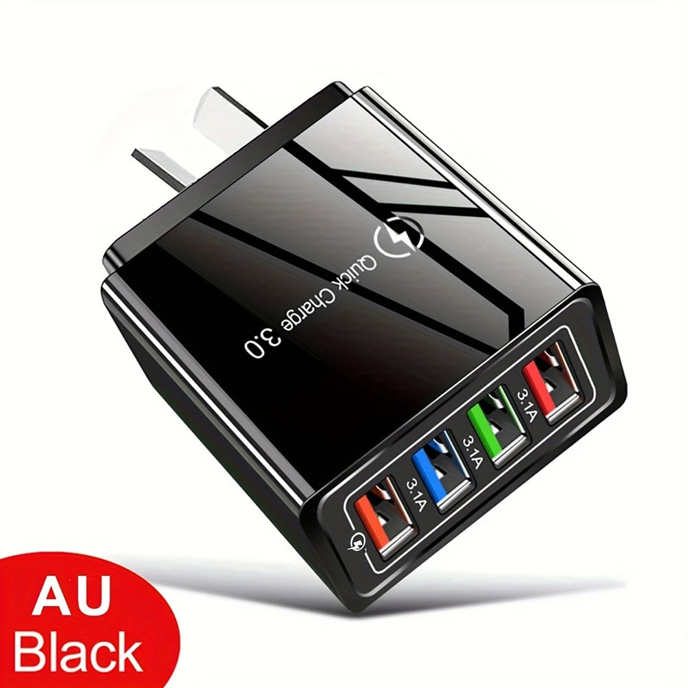 🔌The Charger Big Tech Hates | 4-Port Quick Charge 3.0 + AI Performance Boost