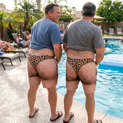 😂 Novelty Prank Swim Trunks – The Ultimate Double-Take Beach & Pool Shorts