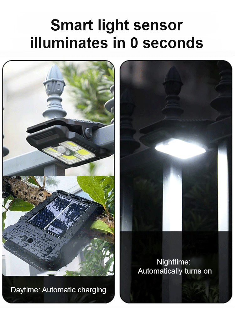 🔥Limited Time Offer!🔦Smart sensor solar clip light