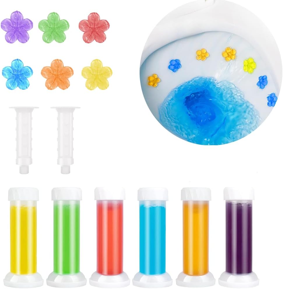 🔥Hot Sale🚽108 Flowers Toilet Cleaner Gel Stamp-9 Fragrances