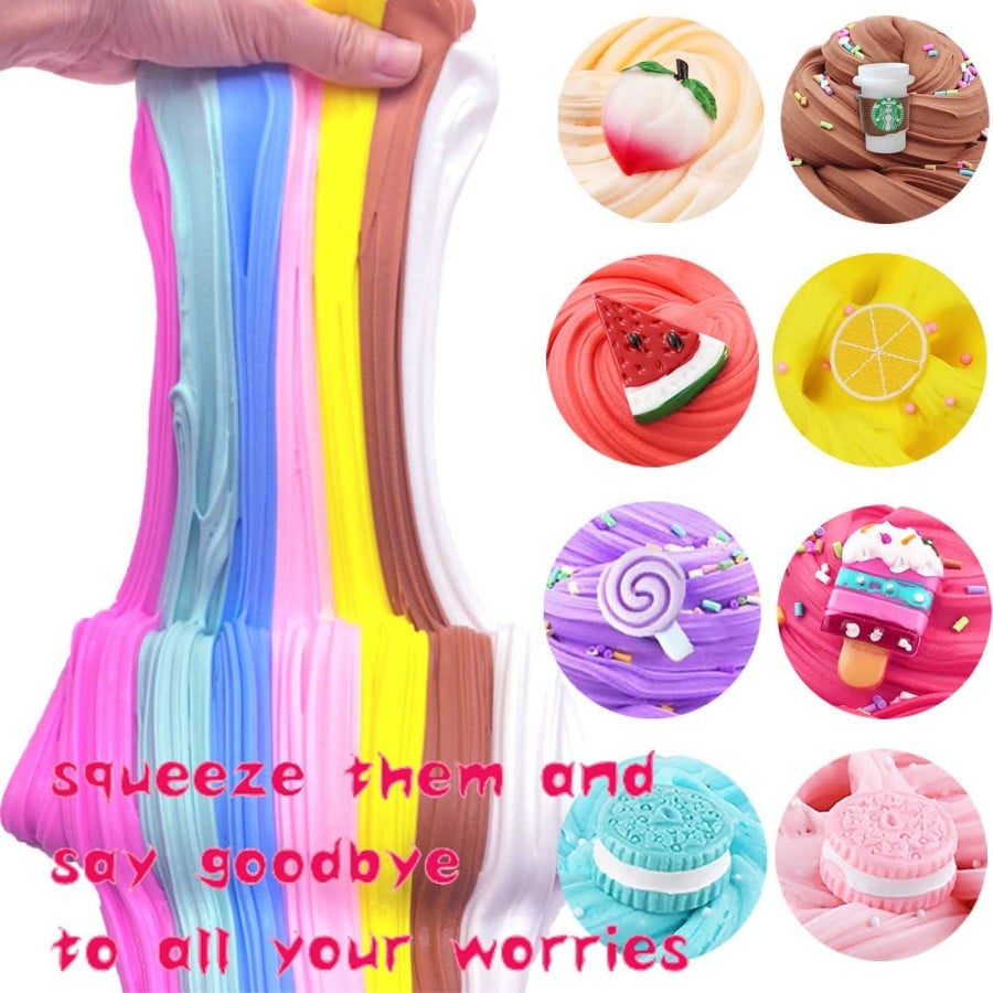 🔥Limited-time Sale - 50% off🎁12 Colors DIY Soft & Squishy Clay
