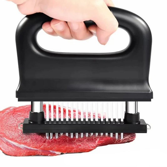 🥩مطرية اللحوم مع 48 شفرة من الفولاذ المقاوم للصدأ، لتطرية شرائح اللحم والدجاج ولحم البقر والأسماك ولحم الخنزير