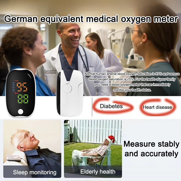【Black Friday Sale🔥】Professional-Grade Blood Oxygen Monitor | 99% Accurate