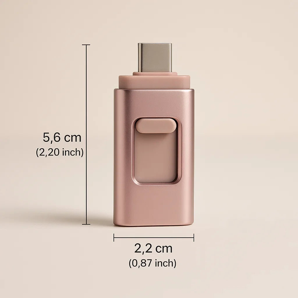 2TB Smartphone Memory USB - Store 500,000 Photos Or 400+ Hours Of Video
