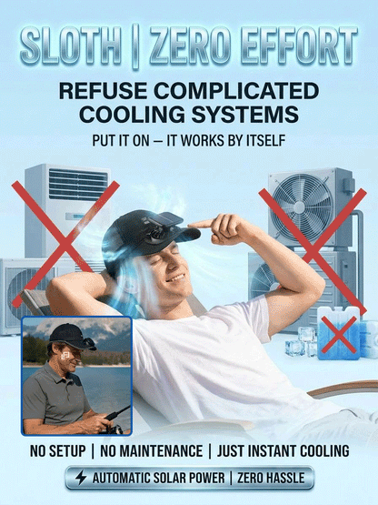 🚀 Solar Fan Hat: Sun to Breeze Instantly, No More Heatstrokes!